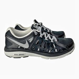 Nike Dual Run 2 Running Shoe Size 7 Black White Great Used Condition